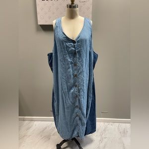 Taxi- blue Jean dress size 1X